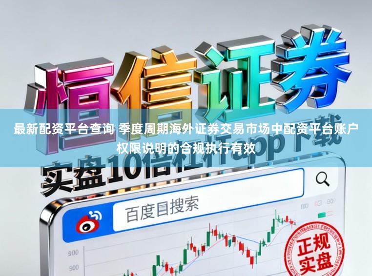 最新配资平台查询 季度周期海外证券交易市场中配资平台账户权限说明的合规执行有效