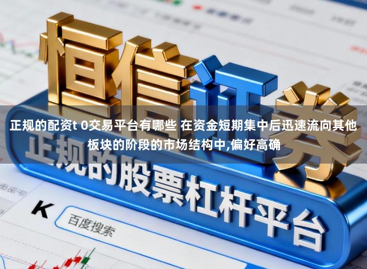 正规的配资t 0交易平台有哪些 在资金短期集中后迅速流向其他板块的阶段的市场结构中,偏好高确